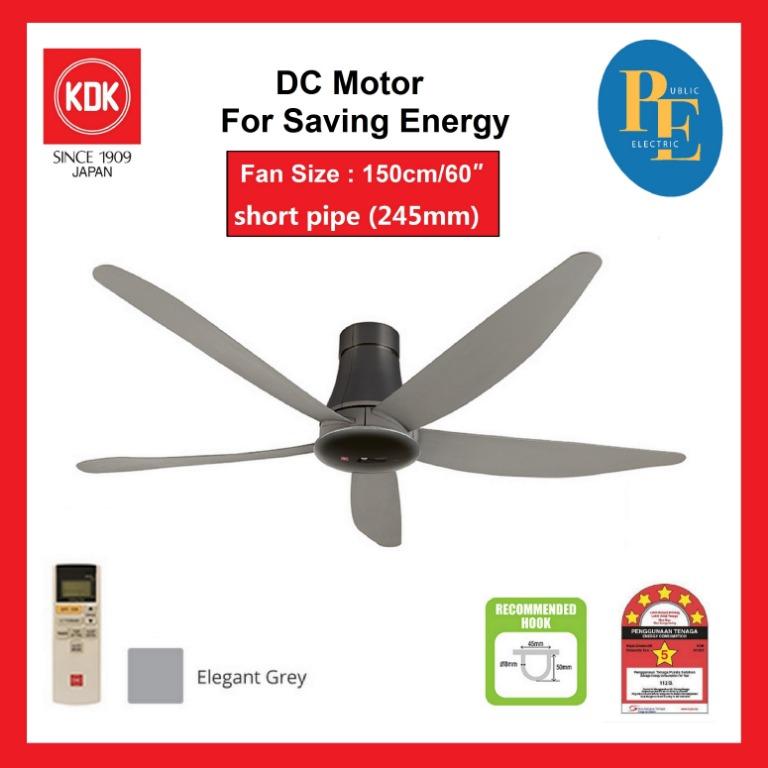Kdk 9 Speed Remote Control Ceiling Fan 60 K15z5 Qey Kitchen Appliances On Carousell