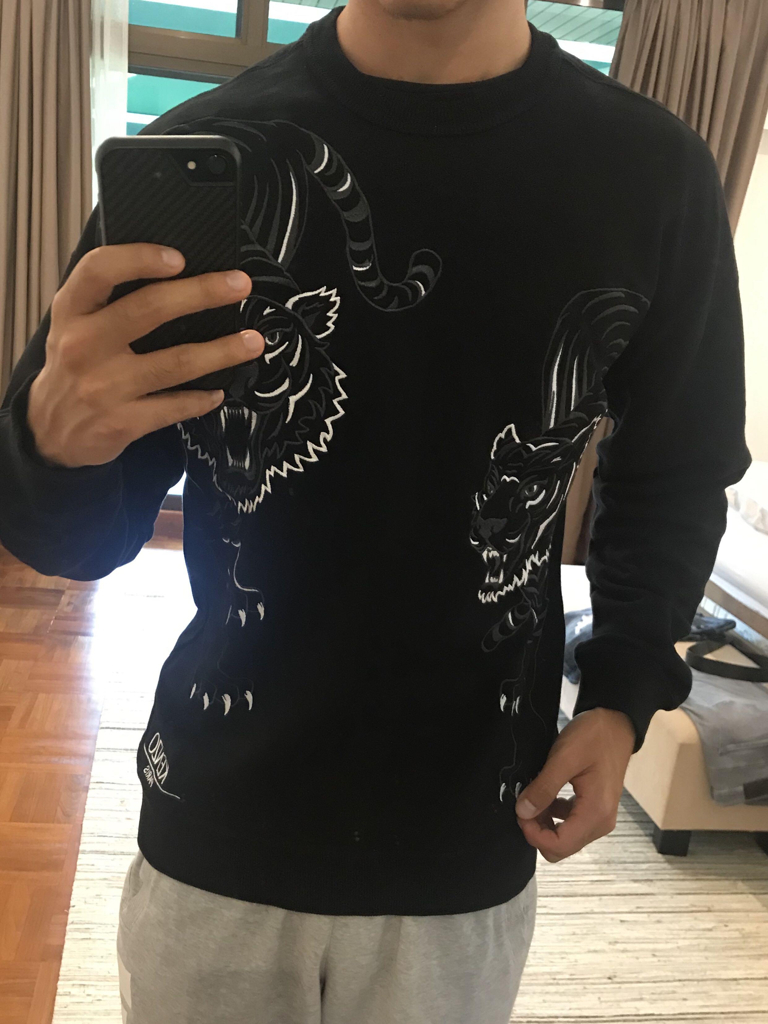 Kenzo double tiger hotsell jumper