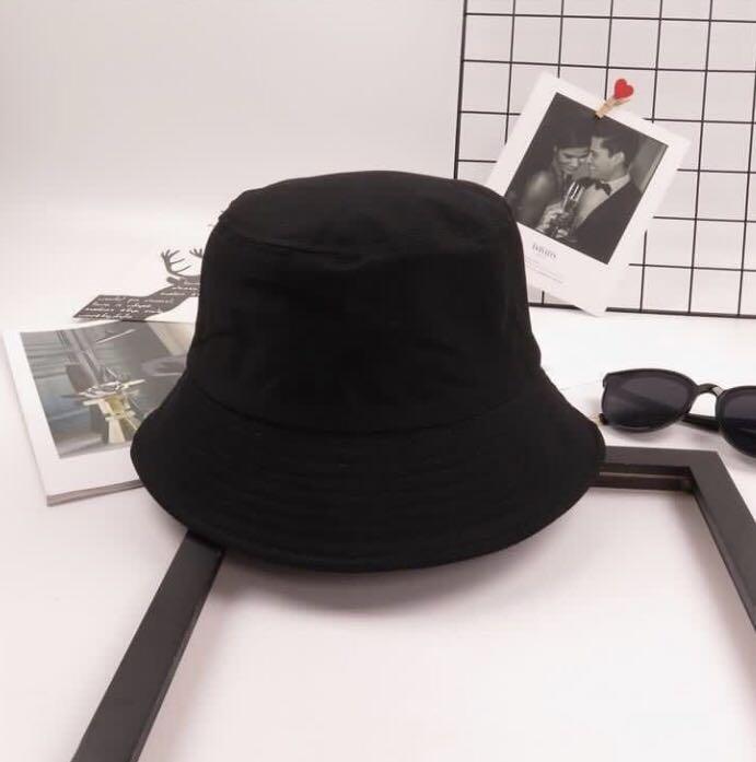 baby black bucket hat