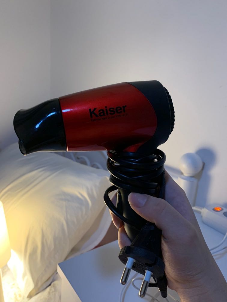 Korean Mini Hair Dryer, Health & Beauty, Hair Care on Carousell