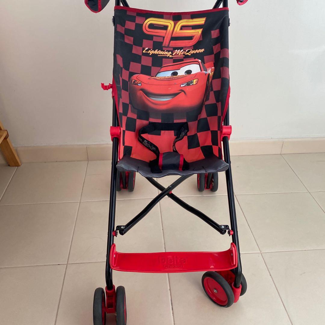 Lightning mcqueen umbrella hotsell stroller