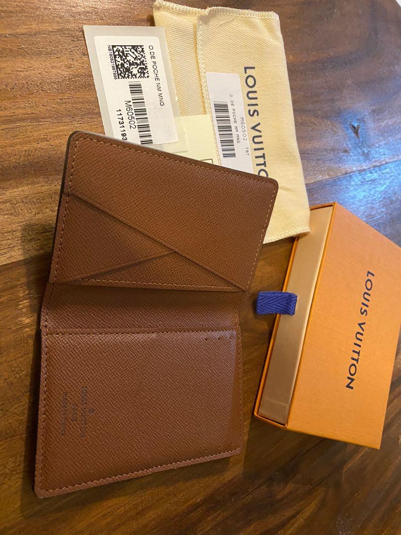 Brand New Louis Vuitton Pocket Organizer M60502, Luxury, Bags & Wallets on  Carousell