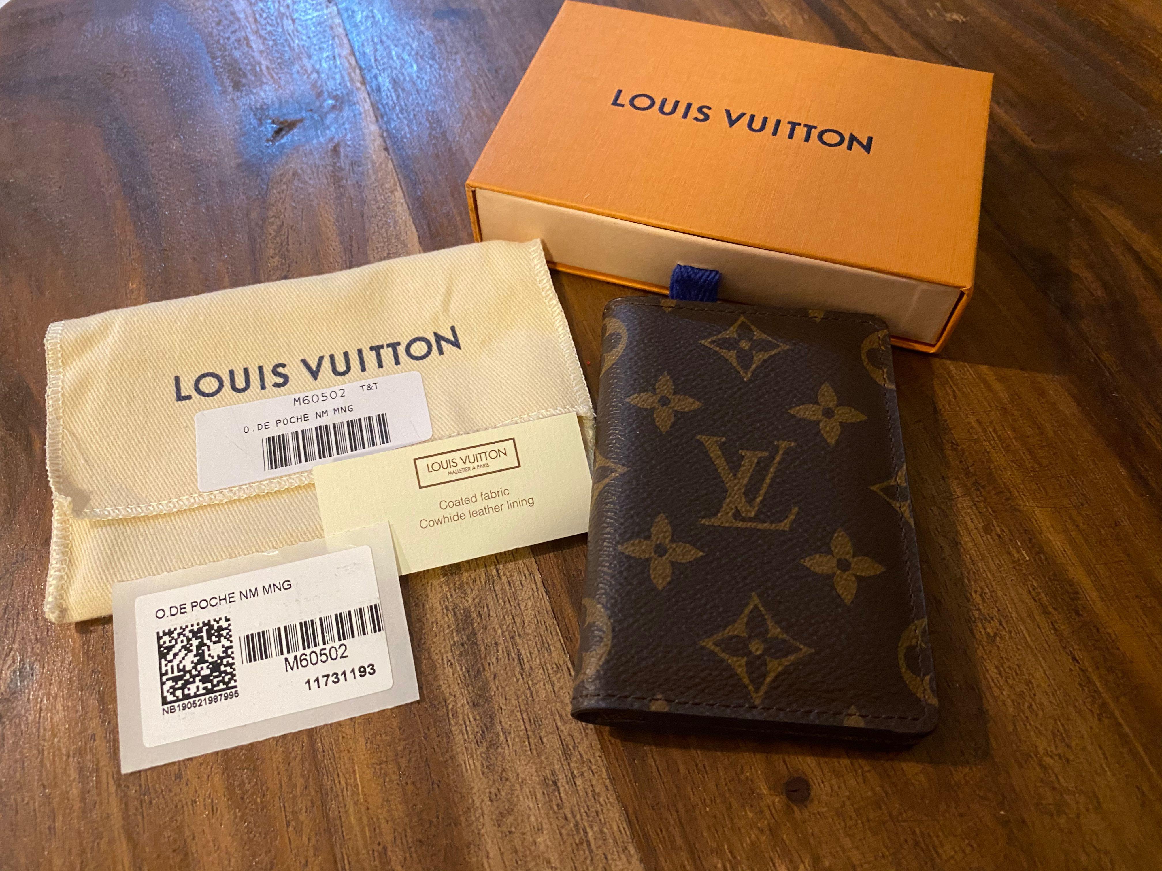 Authentic LOUIS VUITTON Monogram Organizer de Poche M60502 Card Case  #260-00