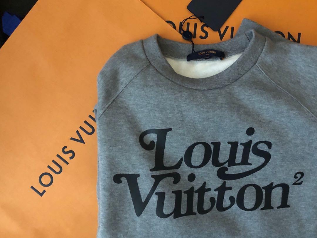 Louis Vuitton x Nigo Squared LV Sweatshirt Gris Clair, 男裝, 外套