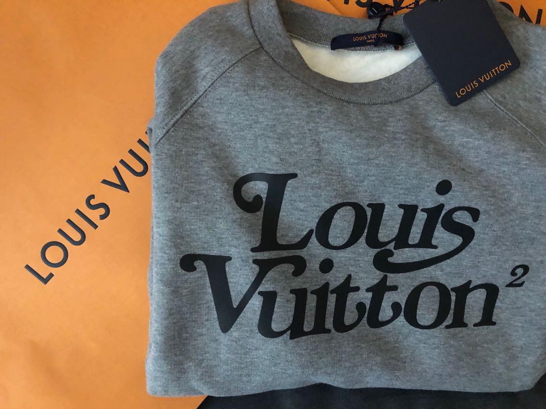 Louis Vuitton x Nigo Squared LV Sweatshirt Gris ClairLouis Vuitton