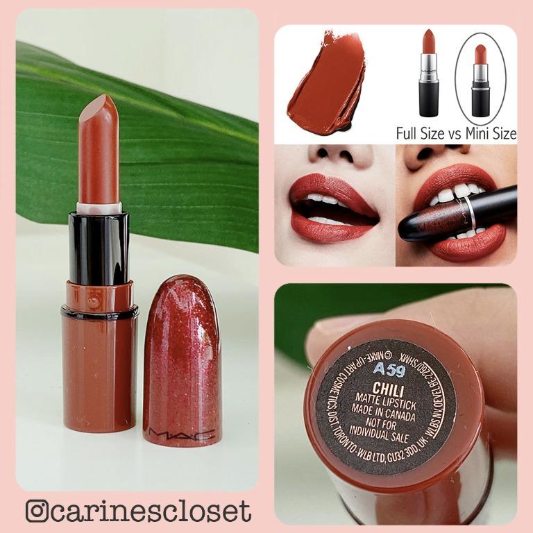 mac travel size lipstick