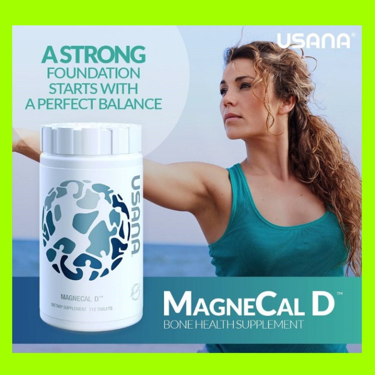 MagneCal D, USANA (FREE SHIPPING) 112 Tablets A balanced magnesium