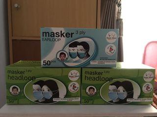 Masker hijab dan earloop