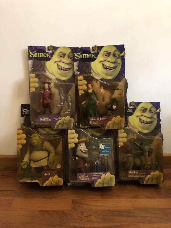 McFarlane Shrek 6-inch Action Figures, Set of 5, consisting of Shrek