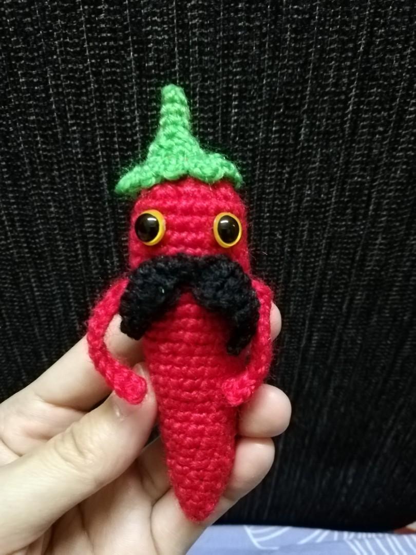 Mexican Chilli Amigurumi/crochet, Hobbies & Toys, Stationery & Craft