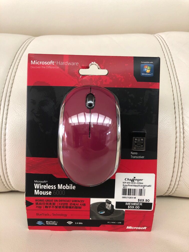 Microsoft Wireless Mobile Mouse 6000, Computers & Tech, Parts