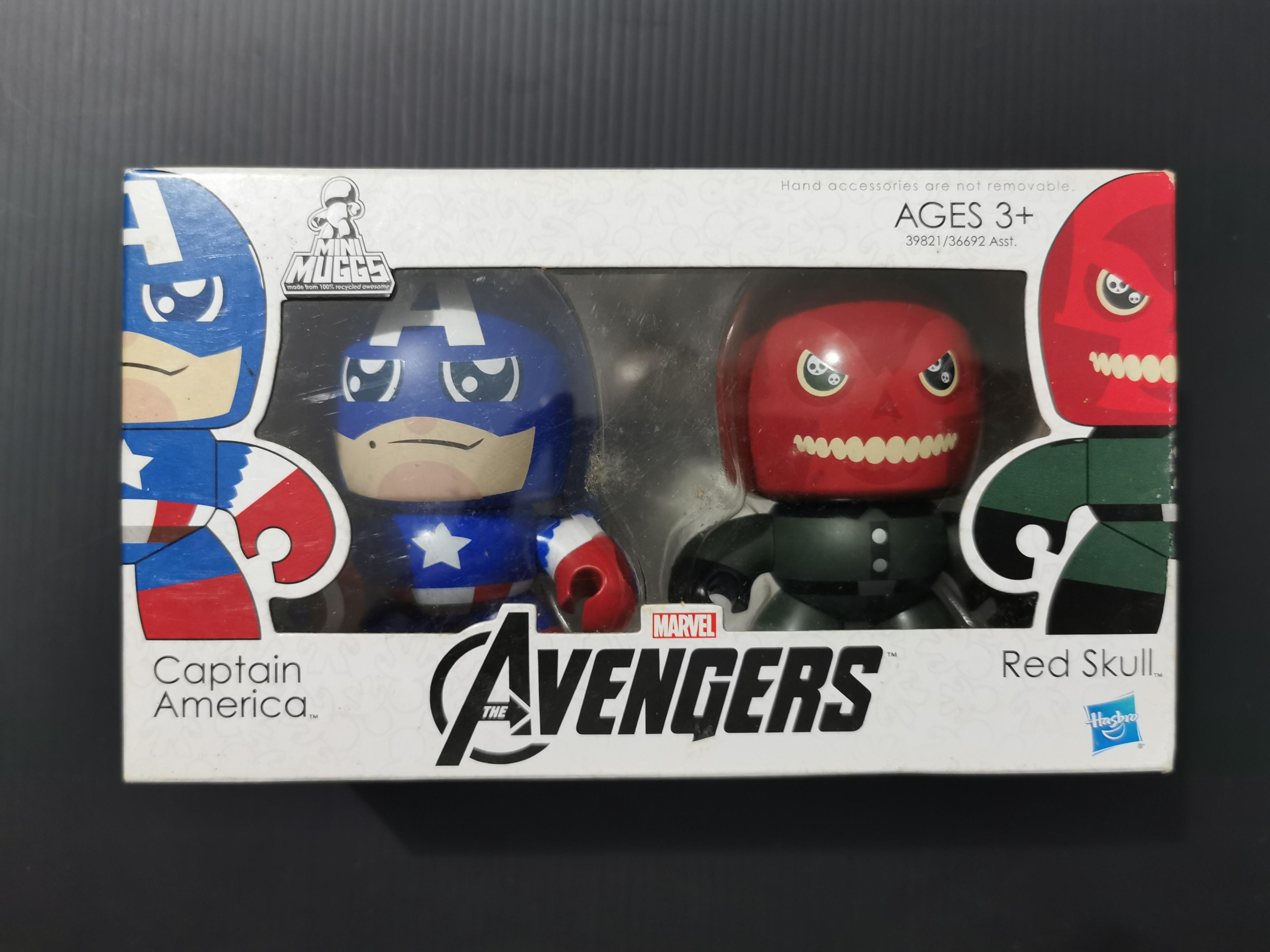 Mini Muggs Avengers Captain America And Red Skull Toys Games Action Figures Collectibles On Carousell
