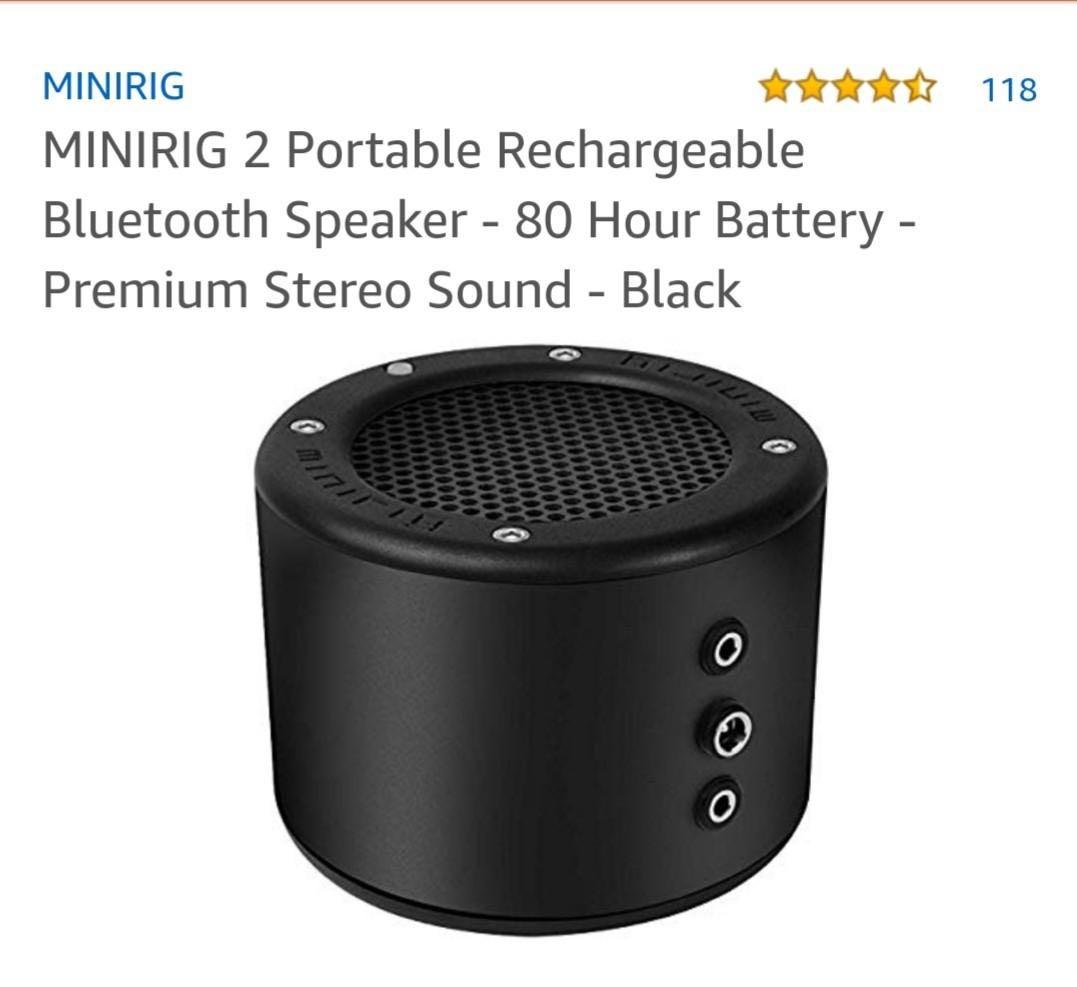 Minirig 2 portable rechargeable bluetooth hot sale speaker