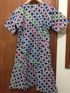 NEW Dress Batik Rainbow