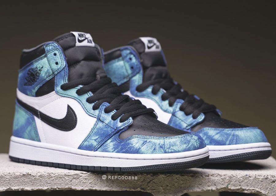 Nike Air Jordan 1 Tie Dye, Men's Fashion, Footwear, Sneakers on Carousell