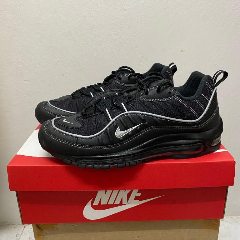 Mens air max 98 black store