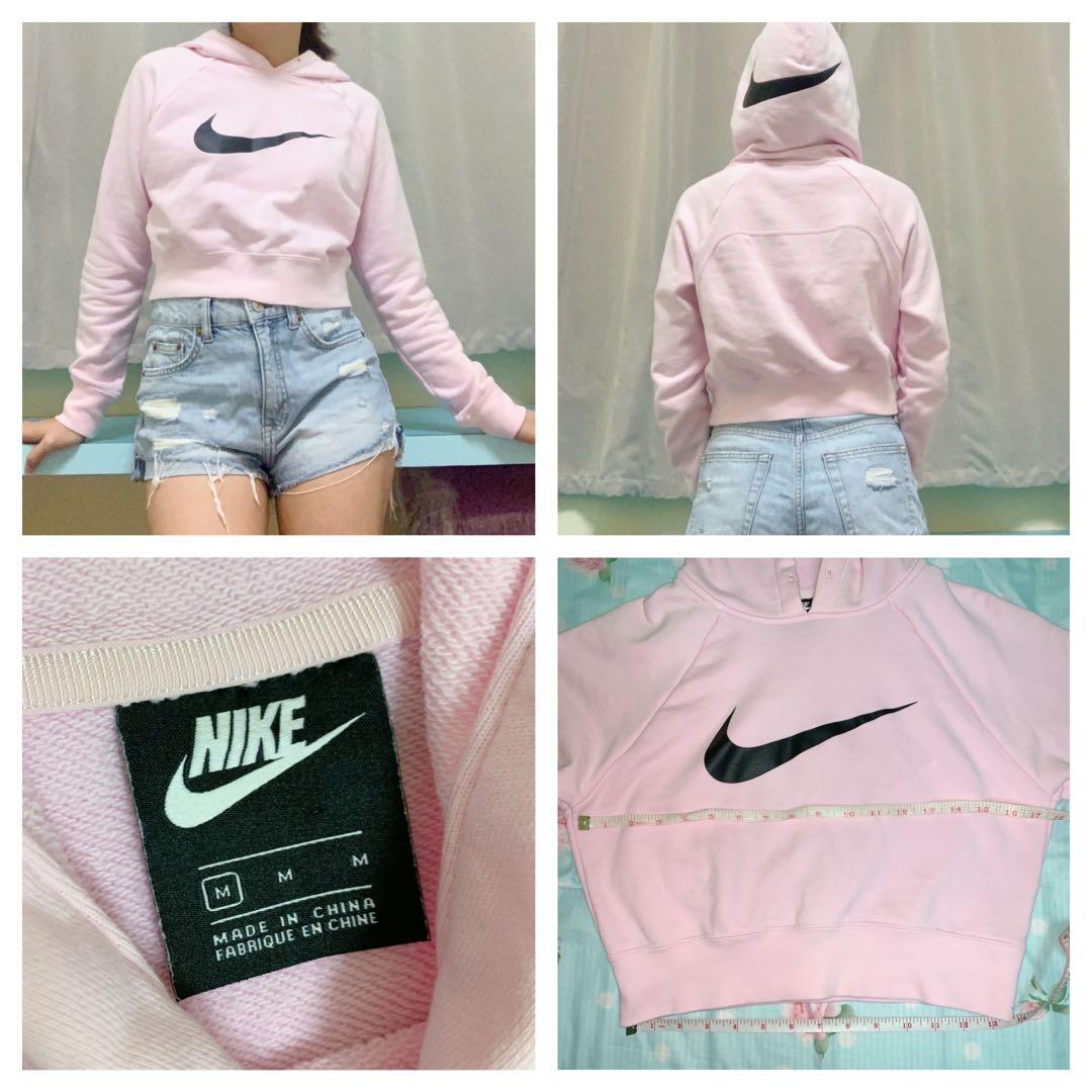 baby pink nike hoodie