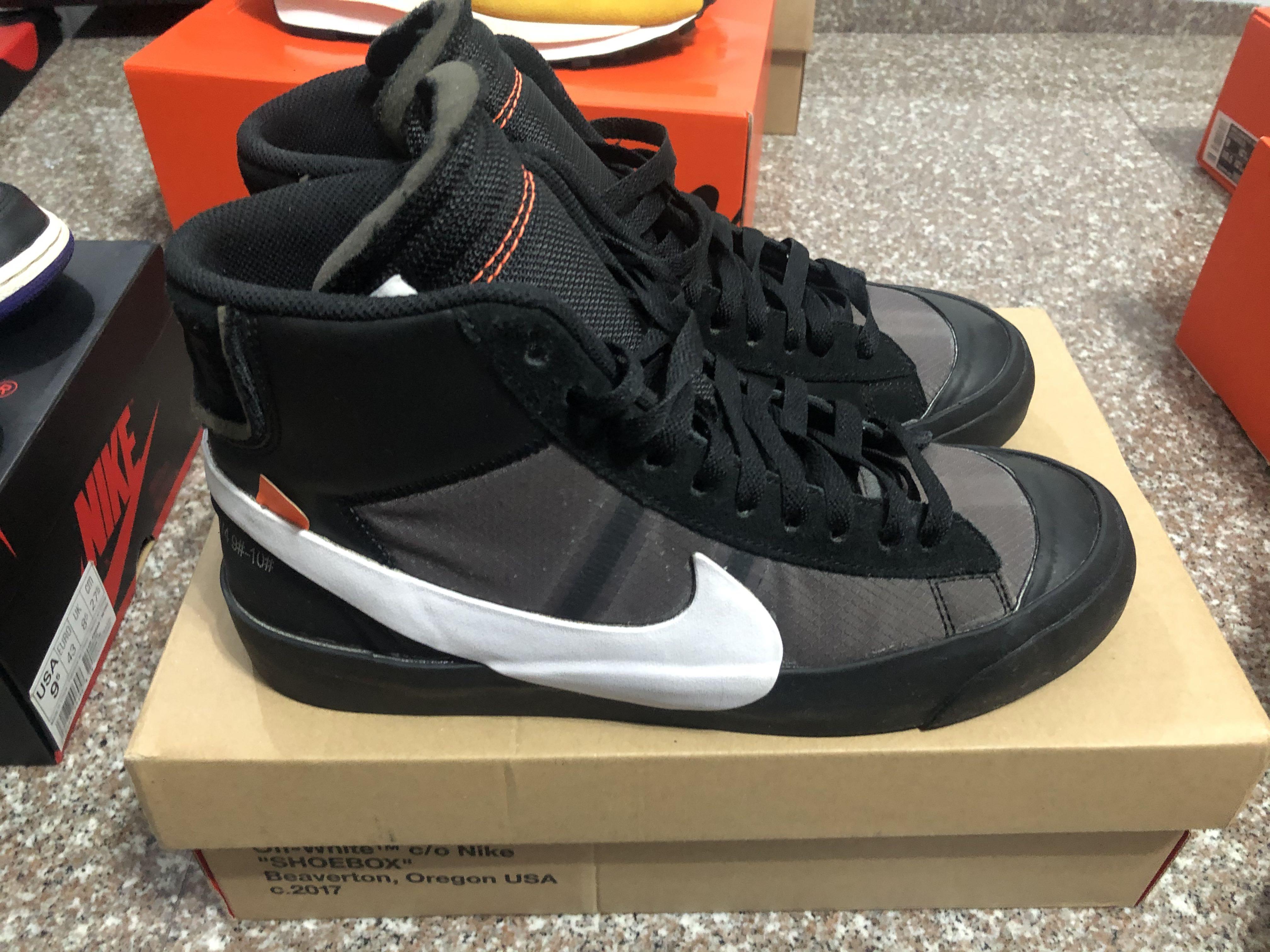 off white blazer black