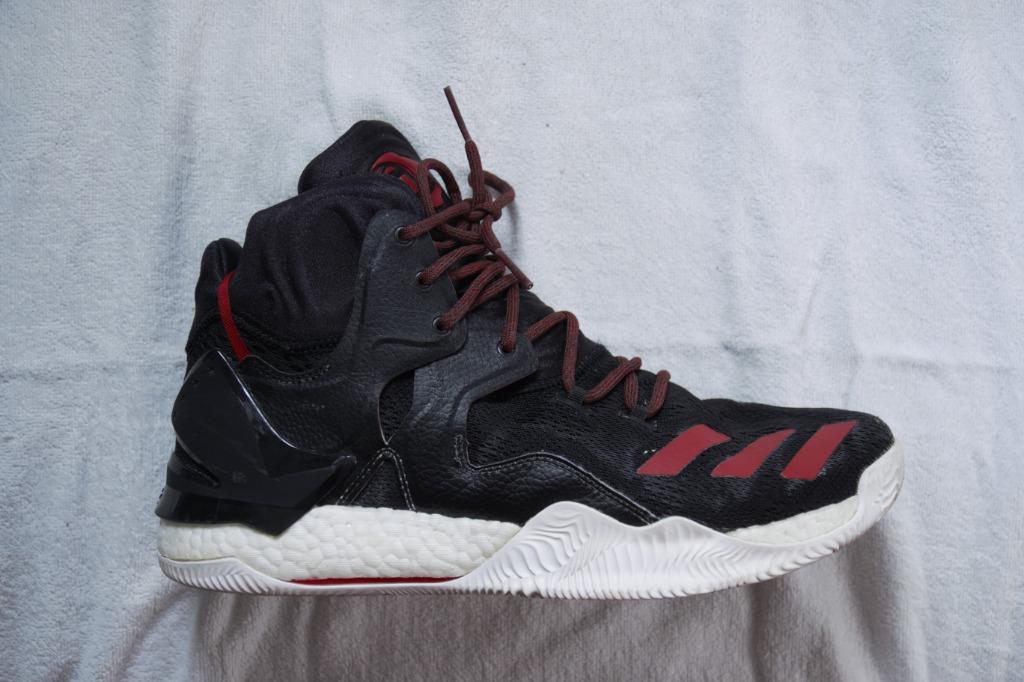 Original Adidas D Rose 7 Black Red Size 11 UK Men s Fashion