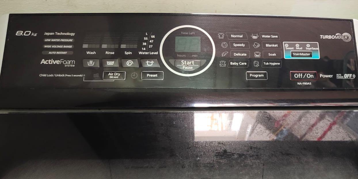 Panasonic TurboMixer Washing Machine, TV & Home Appliances, Washing