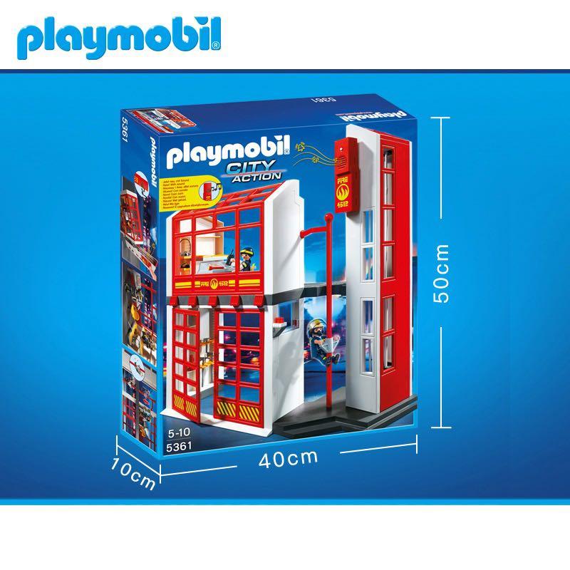 Wat dan ook Ongepast Een deel playmobil fire station with alarm 5361, Hobbies & Toys, Toys & Games on  Carousell
