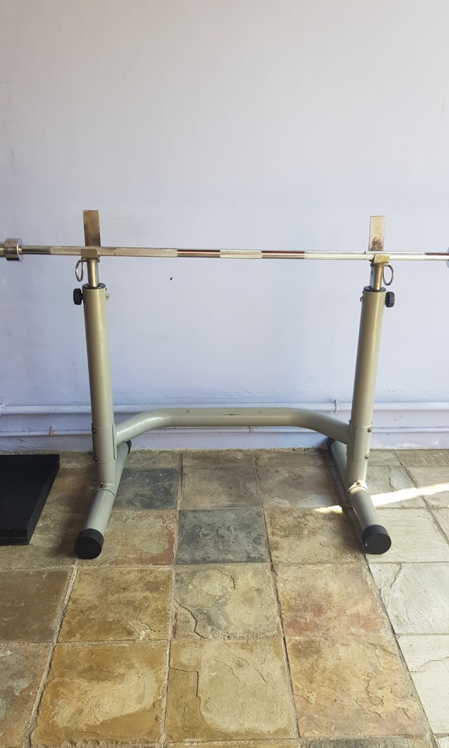 Portable squat rack Sports Equipment Exercise Fitness Cardio Fitness Machines on Carousell