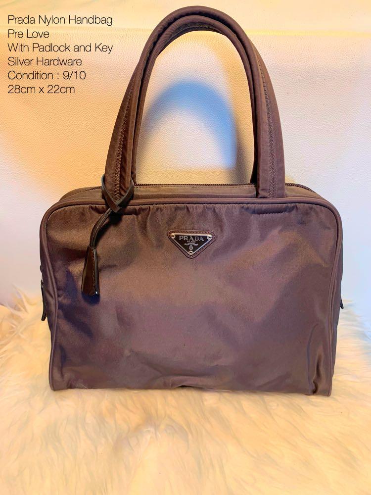 prada bag silver hardware