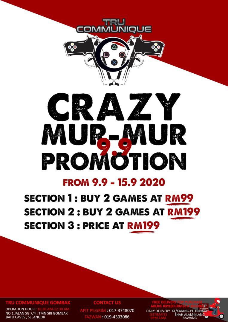 Promotion Ps4 Games 9 9 Video Gaming Video Games On Carousell