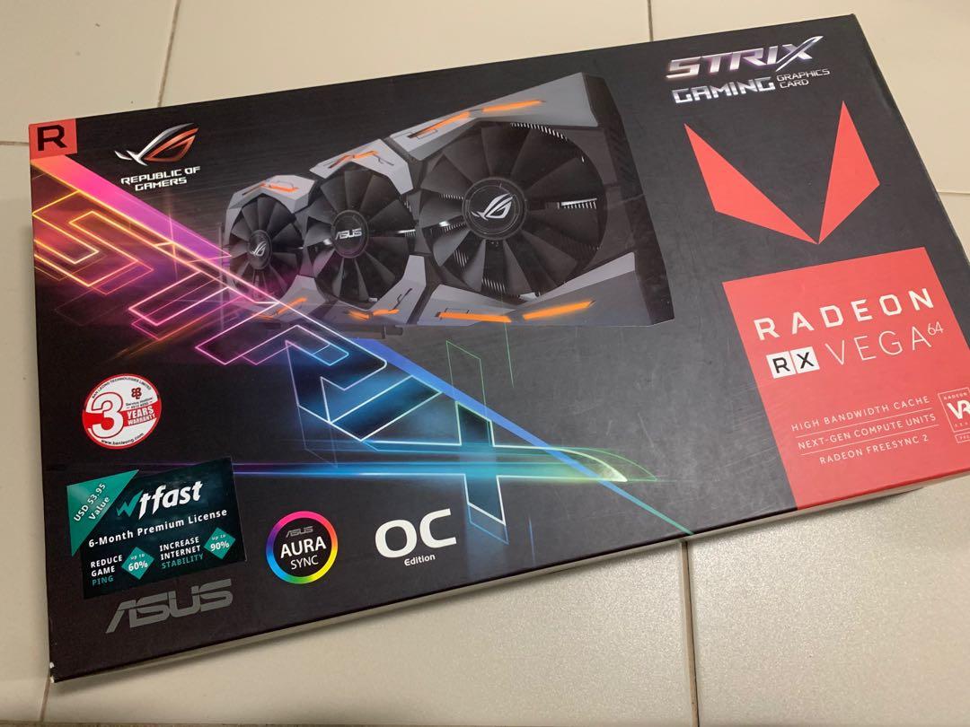 Razer Core X with ASUS Radeon RX Vega 64 Computers Tech Parts Accessories Computer Parts on Carousell