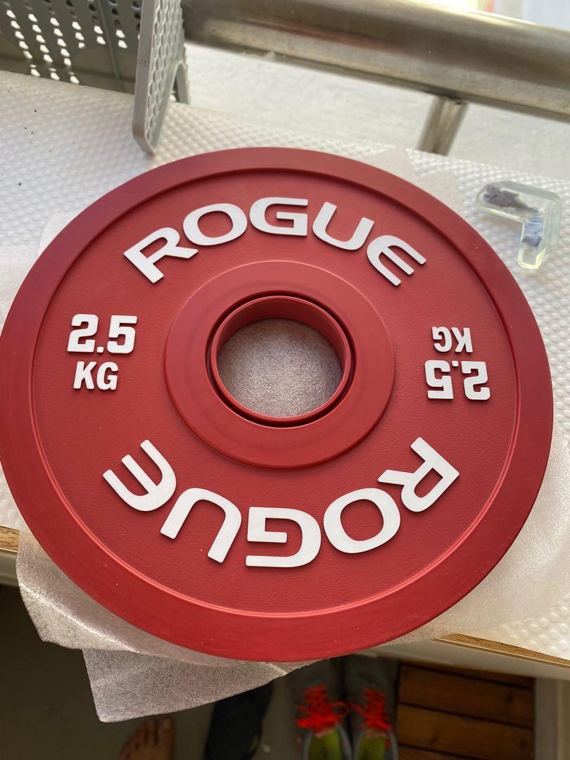 Rogue 2 5kg Change Plates Pair Sports Equipment Exercise Fitness Weights Dumbbells On Carousell