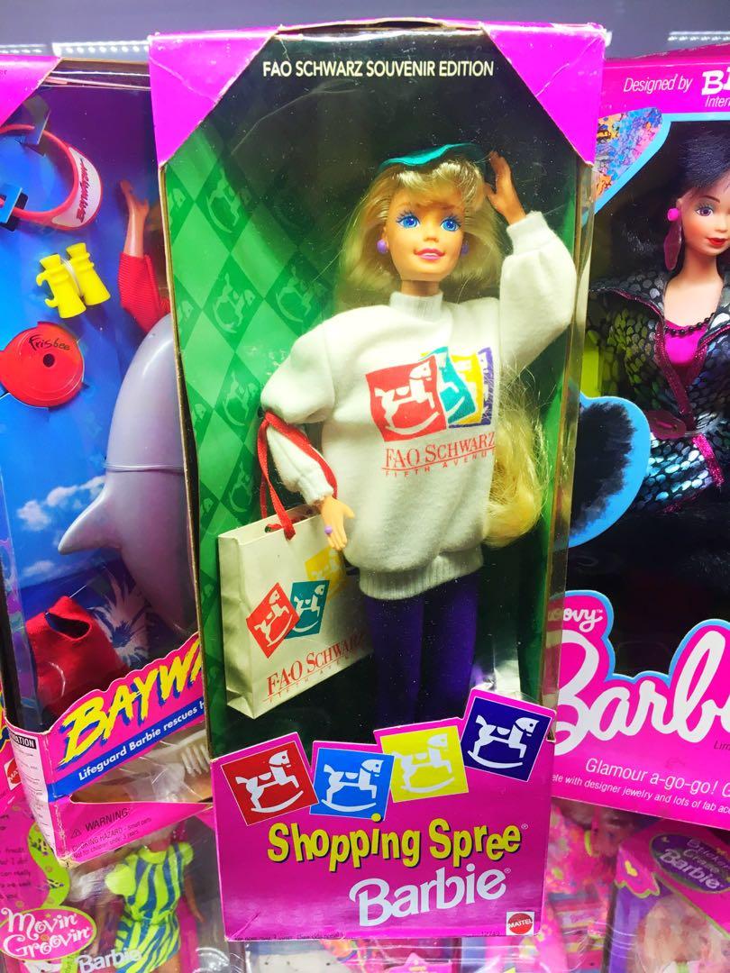 barbie games shopping