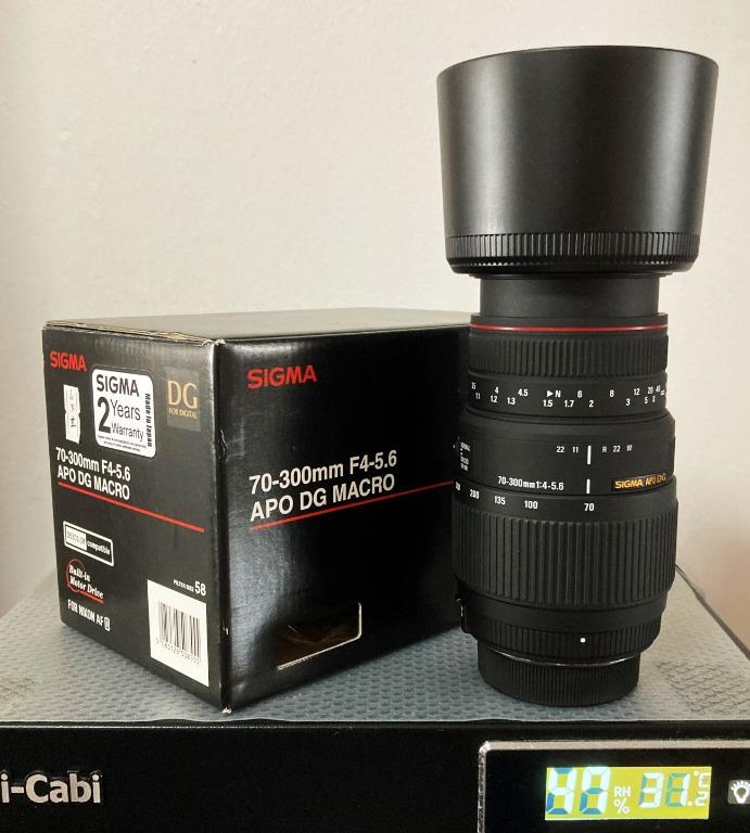 Sigma 70 300mm F4 5 6 Apo Dg Macro Nikon Mouth Lens Photography Lenses On Carousell