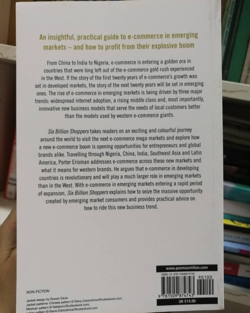 Six Billion Shoppers, Porter Erisman (Category: Storybooks) located in Kuala Lumpur. Submitted by urwaism (Listing ID 1034058421, Image 2). Description: Kondisi buku: baharu..