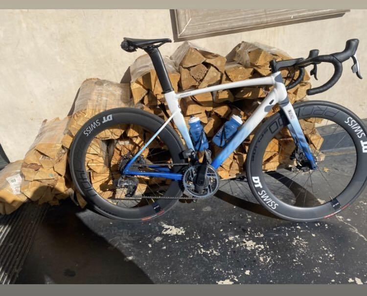 SPECIALIZED Allez Sprint Disc Frameset 54 Gloss white Indigo without bottle cage and stem