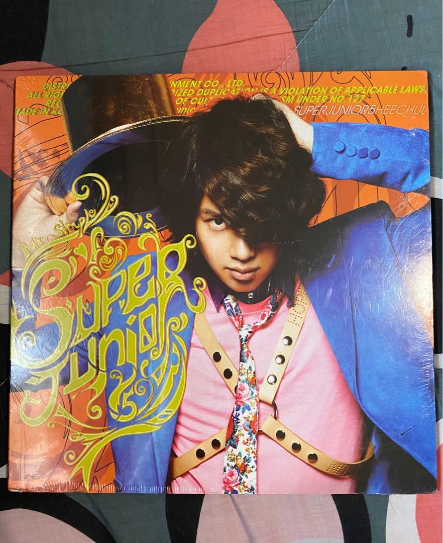 Super Junior Mr. Simple Album Type A (Heechul Cover) (Category: CDs & DVDs) located in Pasig City. Submitted by erikalowe (Listing ID 1034128852, Image 1). Description: SUPER JUNIOR Mr. Simple Album Type A (Heechul Cover) Condition: 10/10.