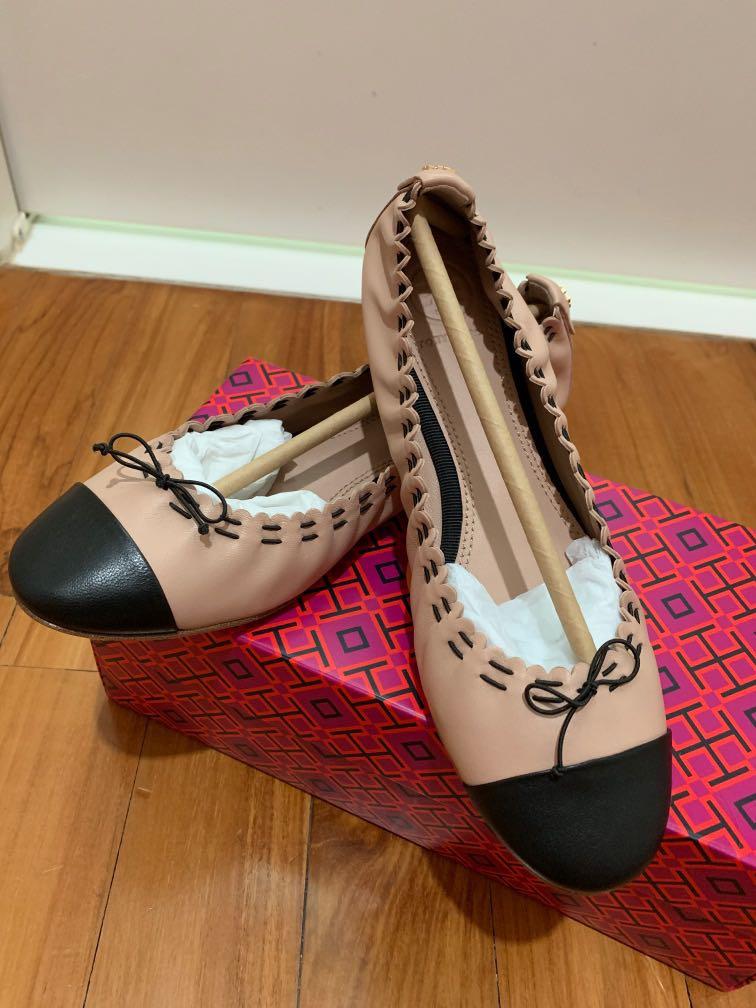 Tory Burch Simone Ballet Flat US6 Luxury Sneakers Footwear on Carousell