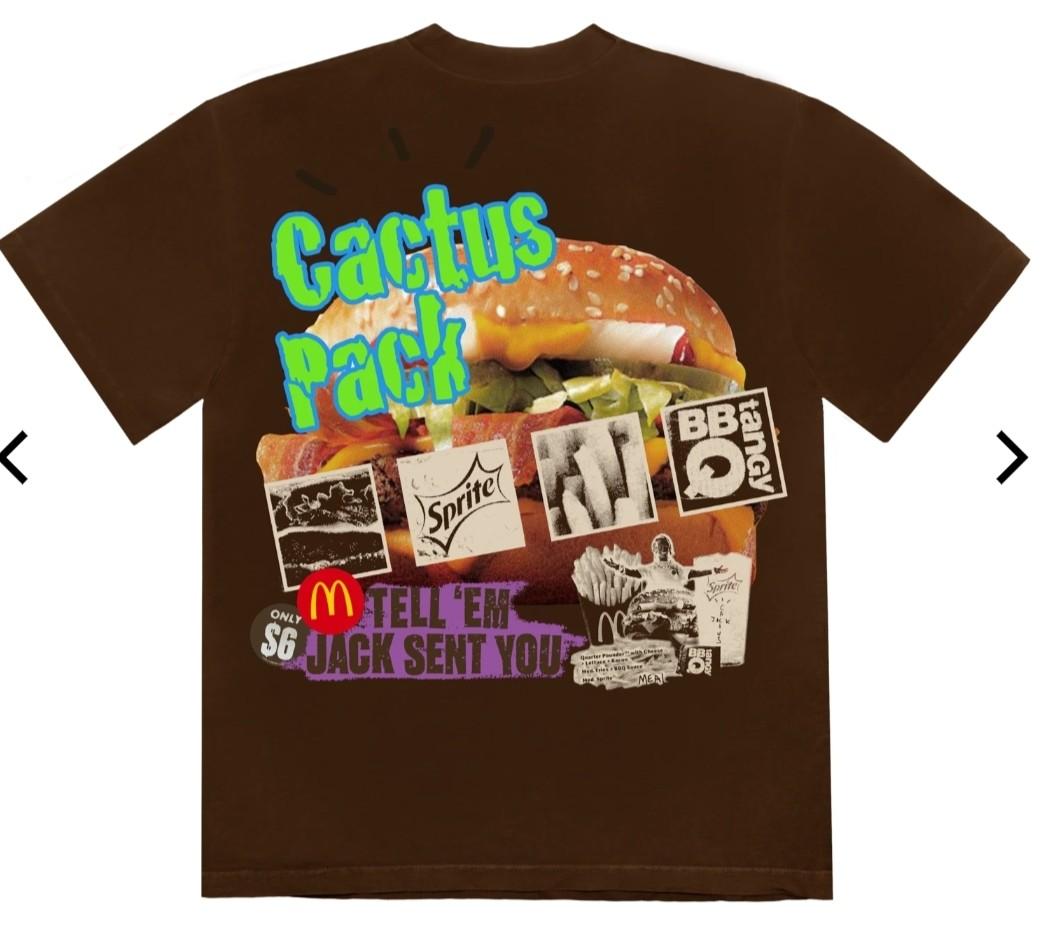 Travis Scott X Mcdonald T Shirt Men S Fashion Clothes Tops On Carousell