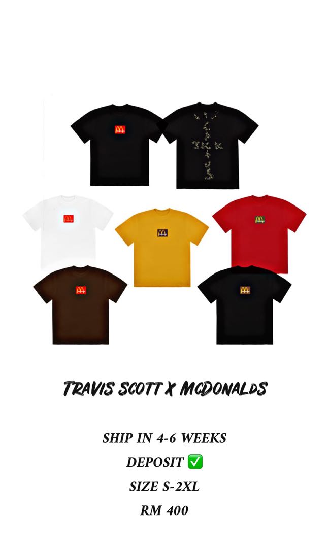 travis scott mcd tee