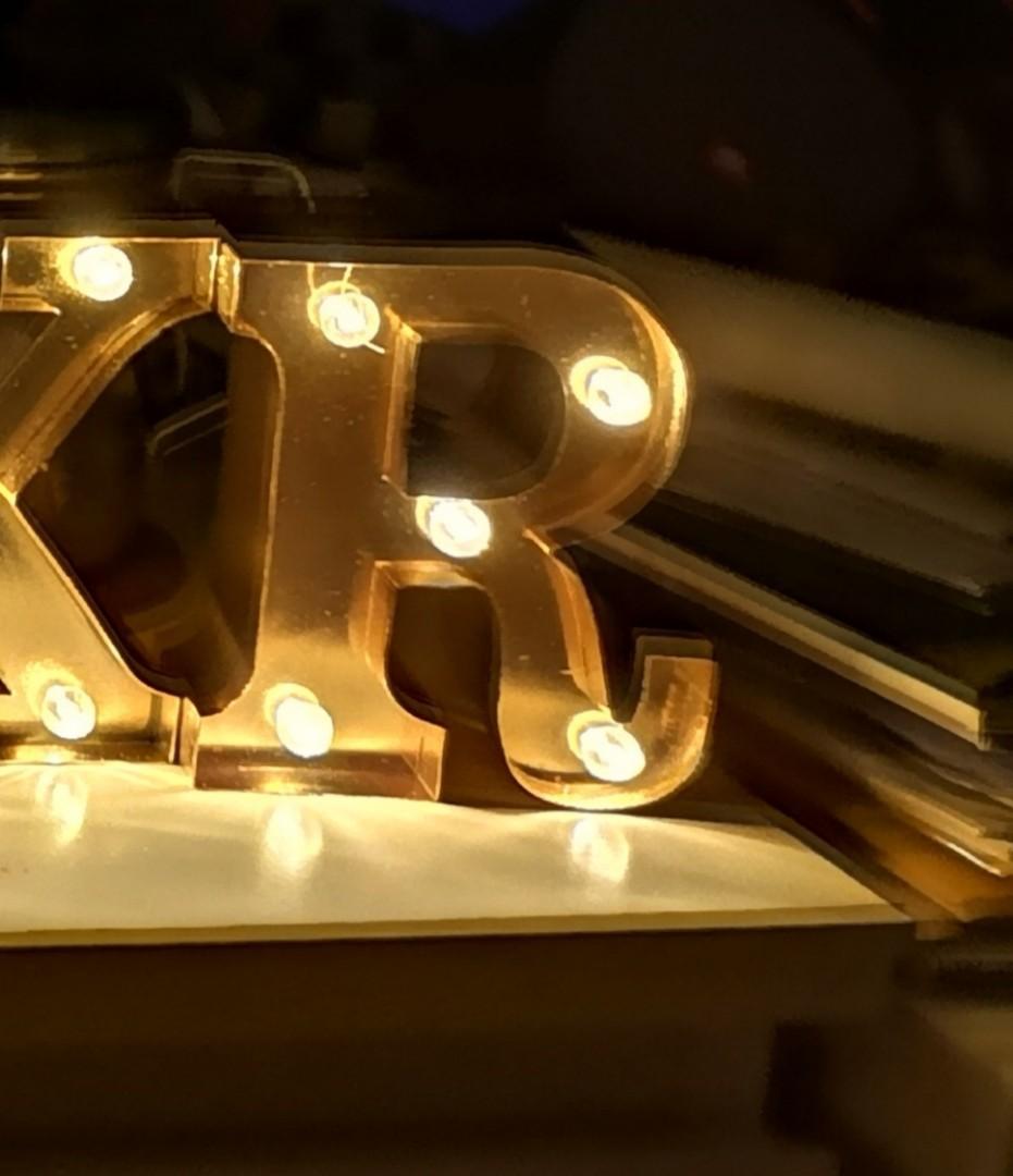 Typo Mini Light Up Letter "R", Babies & Kids, Baby Nursery & Kids