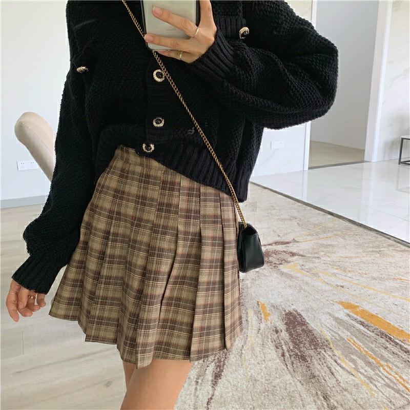 ulzzang korean Checkered tennis Skirt Women s Fashion Bottoms Skirts on Carousell