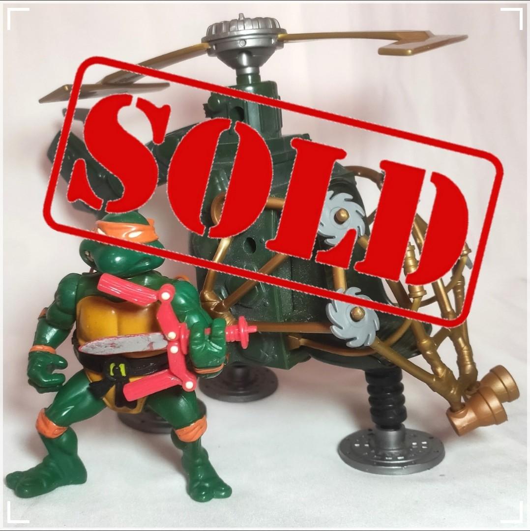 Vintage 2000s TMNT vehicle pogo copter, Hobbies & Toys, Collectibles & Memorabilia, Fan