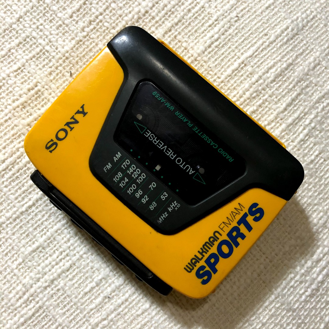 Sony Corporation Sony Walkamn Radio Cassette Player Sony Walkman Model#WM-AF59 