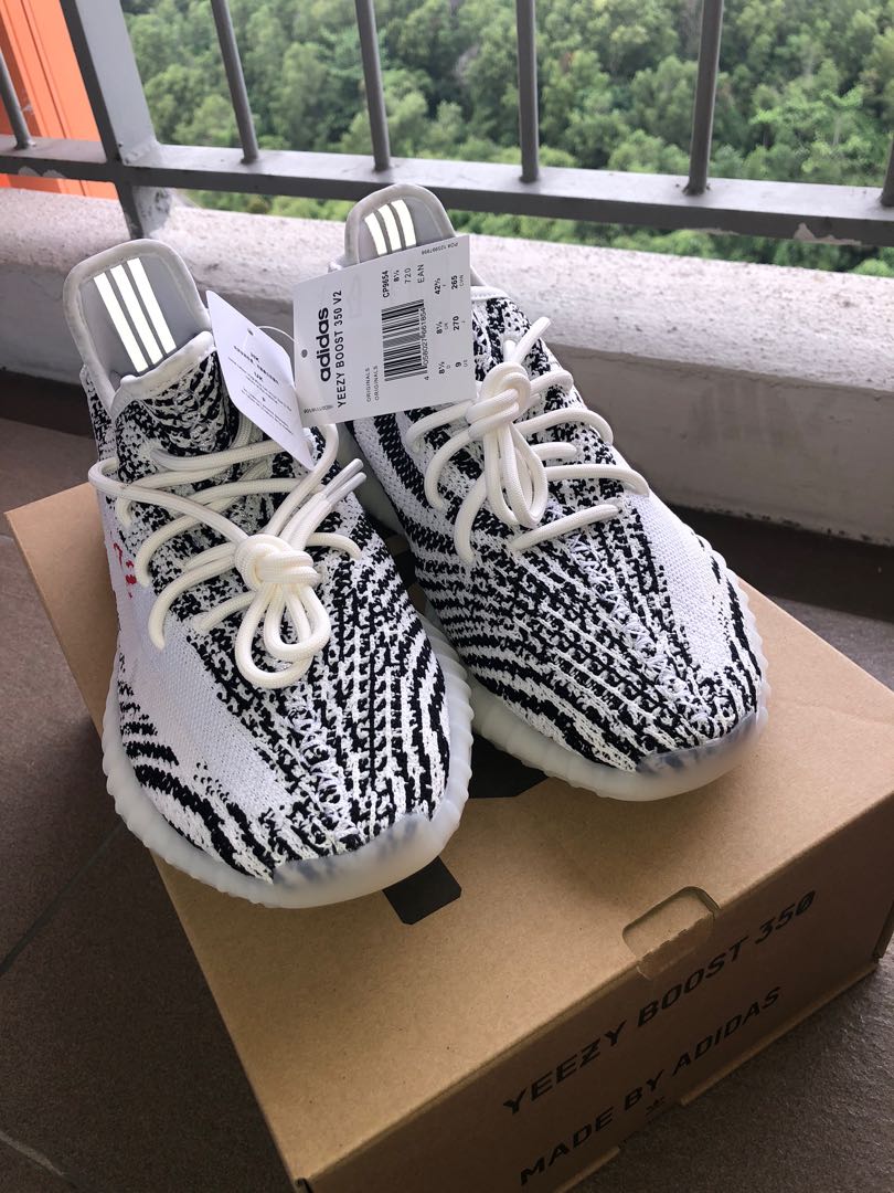 Yeezy Boost 350 V2 Zebra Men S Fashion Footwear Sneakers On Carousell