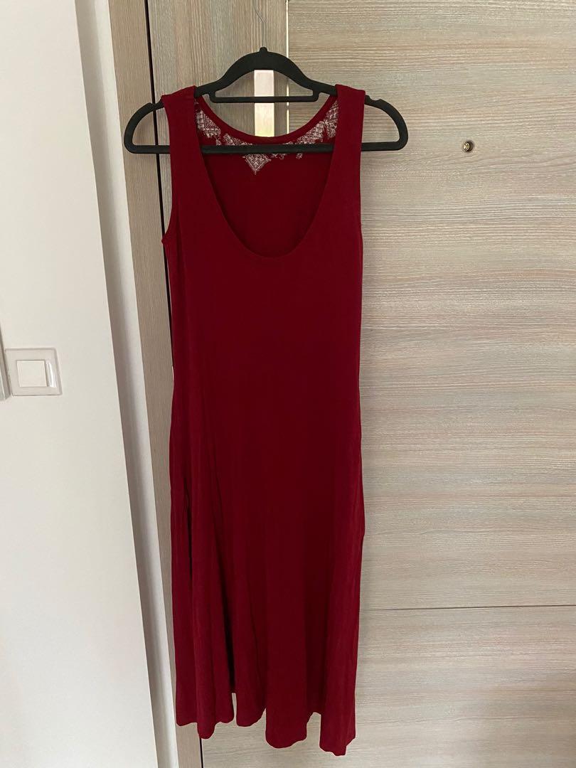 Zara Red Dress Women S Fashion Clothes Dresses Skirts On Carousell