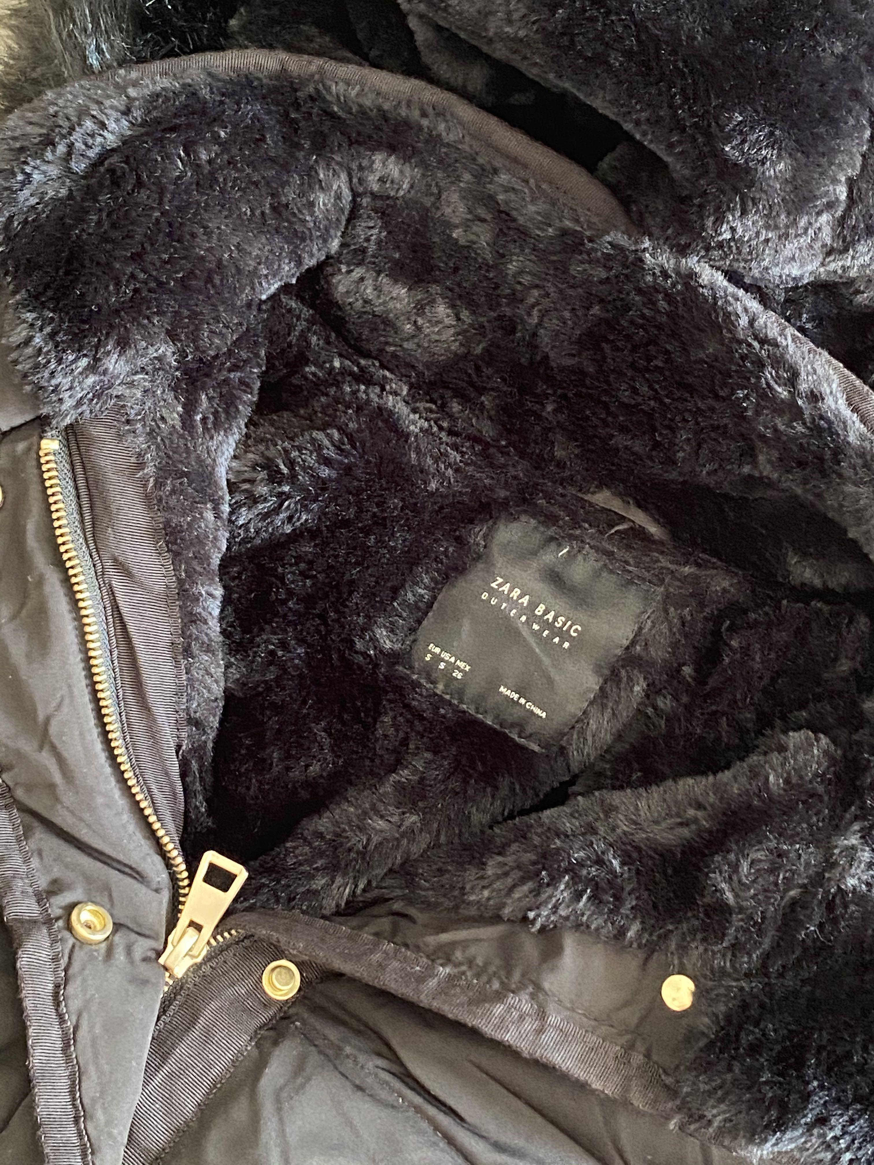 zara basic winter coat