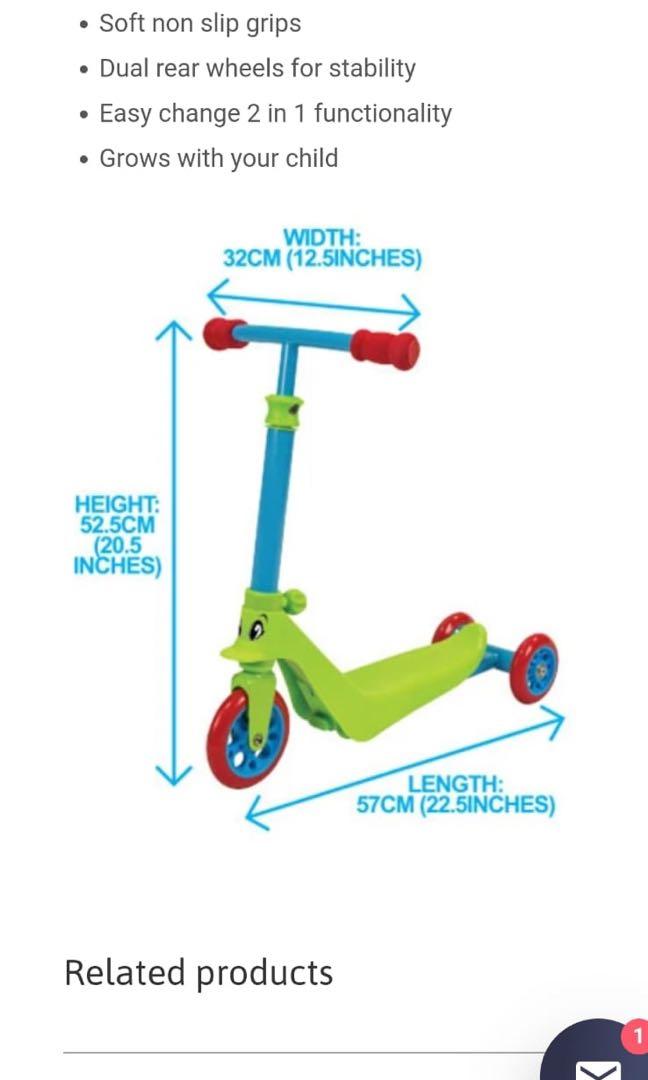 Zycom Zykster 2 in 1 scooter and bicycle Sports Equipment