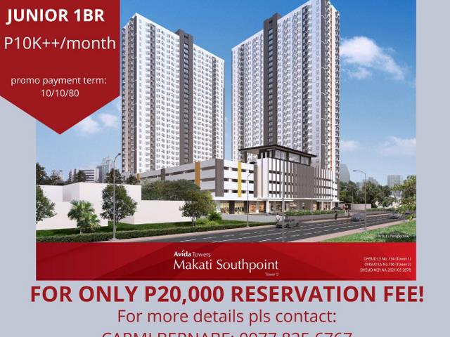 Junior 1BR Condo Unit Available in AT Makati Southpoint ...