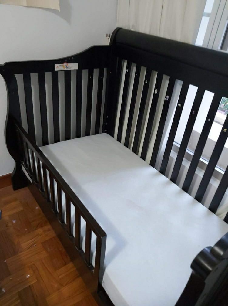 Shermag crib cheap conversion kit