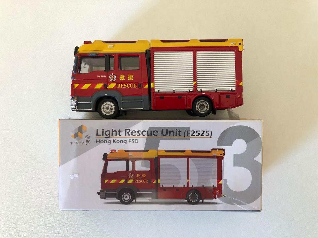 絕版微影tiny F2525 牛池灣細搶救車 中古 玩具 遊戲類 玩具 Carousell