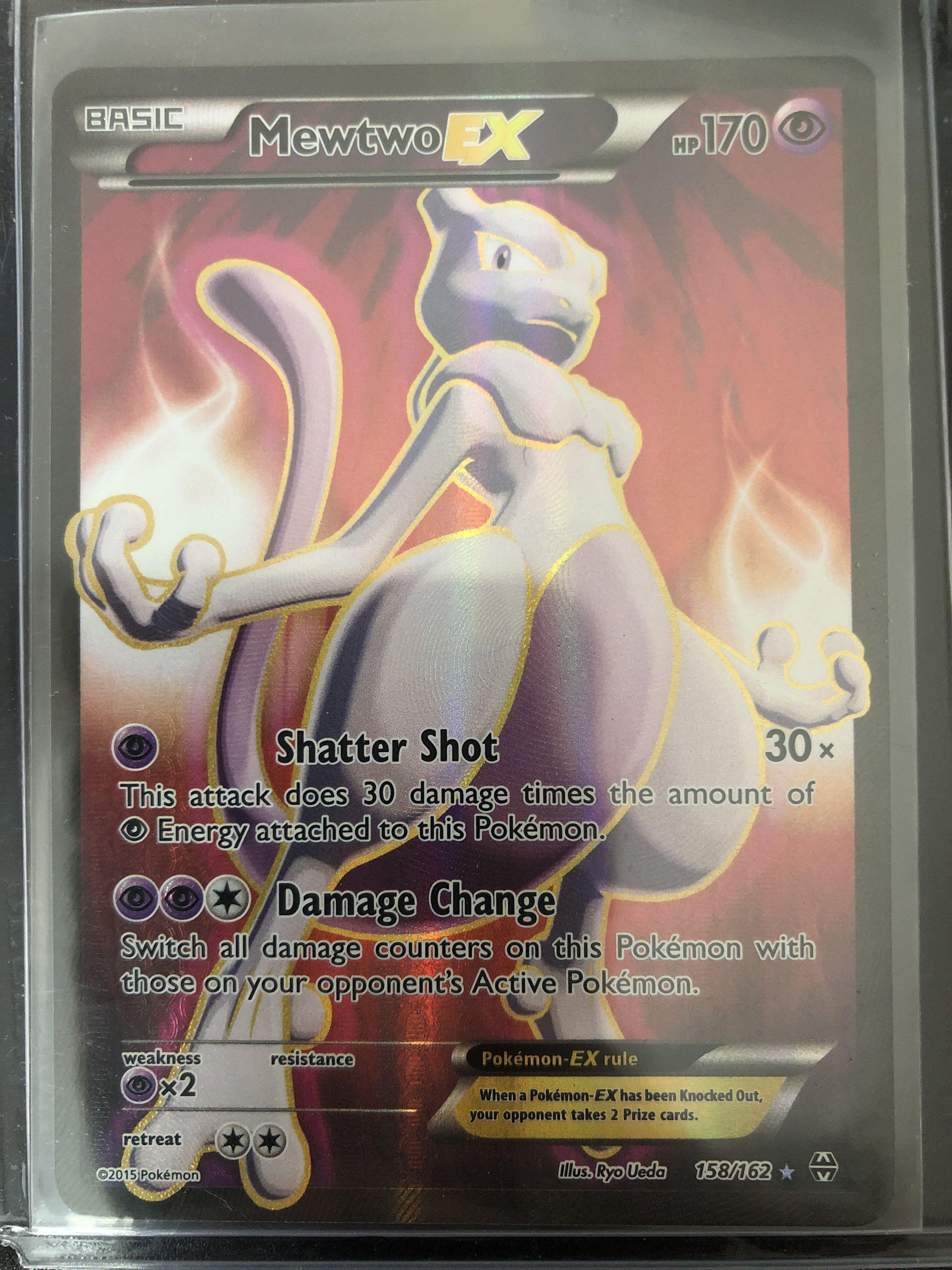 寶可夢 Pokemon: Mewtwo EX 158/162 Full Art 超夢夢, 興 …